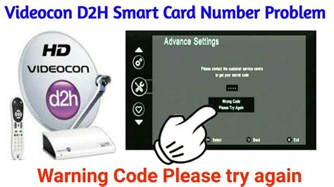 videocon smart card error|Smart card error on videocond2h .